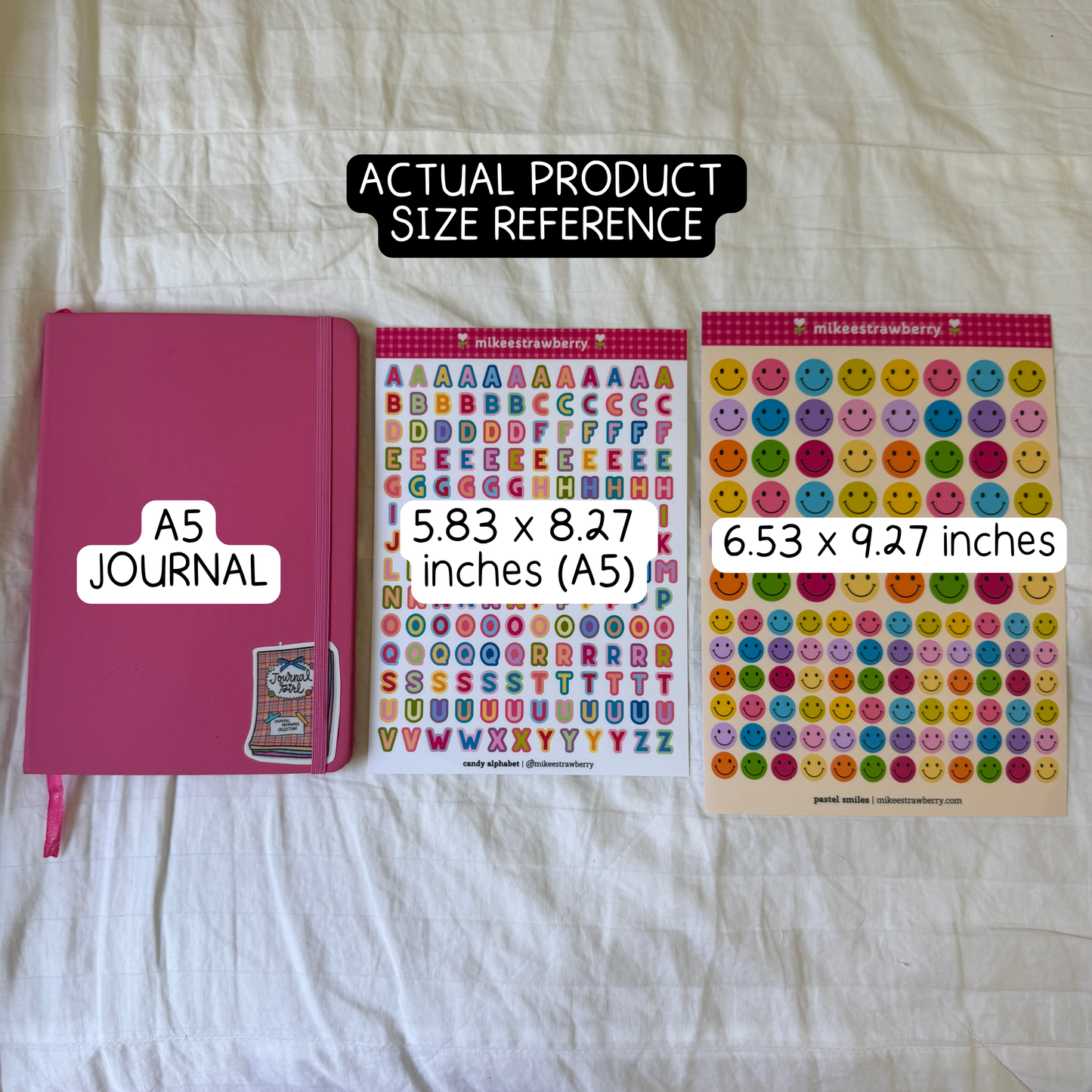 Candy Alphabet Sticker Sheet
