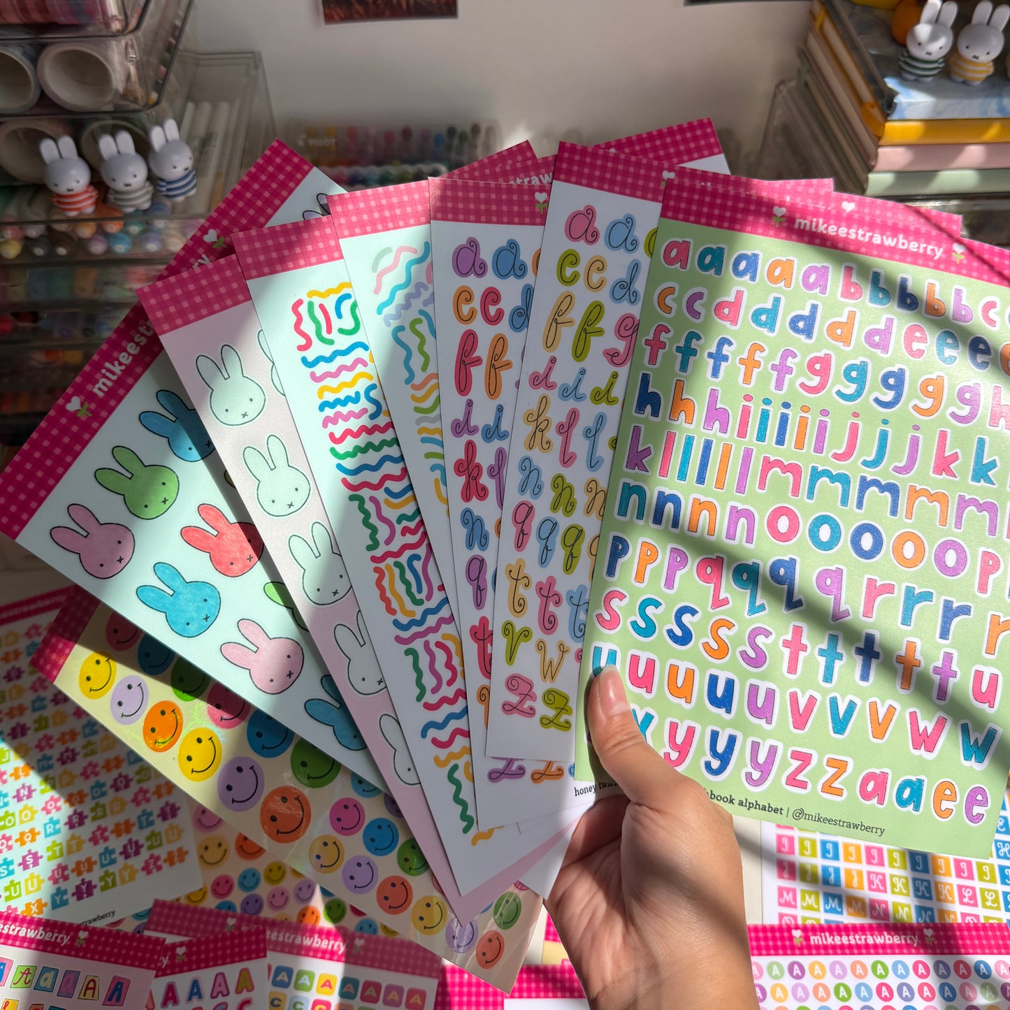 Crayon Alphabet Sticker Sheet